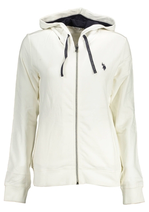 U.S. Polo Assn. White Cotton Sweater - XL
