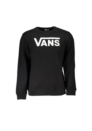 Vans Sleek Fleece Crew Neck Black Sweatshirt - S