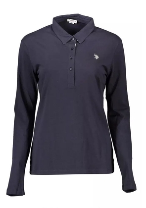 U.S. Polo Assn. Blue Cotton Polo Shirt - XL