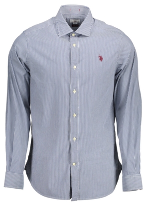 U.S. Polo Assn. Blue Cotton Shirt - XL