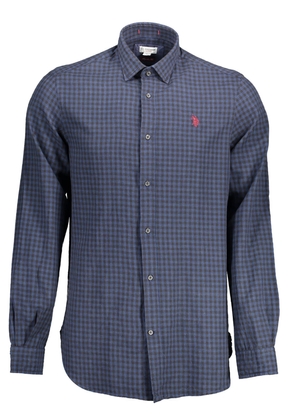 U.S. Polo Assn. Blue Cotton Shirt - L