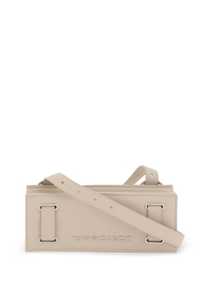Y project 'mini accordion' crossbody bag - OS Beige