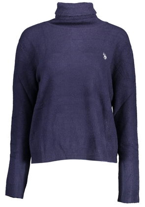 U.S. Polo Assn. Blue Nylon Sweater - S