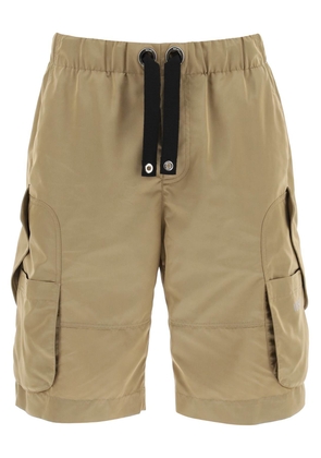 Versace oversized nylon cargo shorts - 48 Beige
