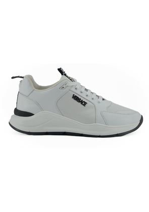 Versace White Calf Leather Sneakers - EU44/US11