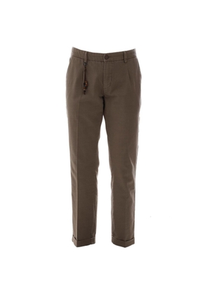 Yes Zee Brown Cotton Jeans & Pant - W28