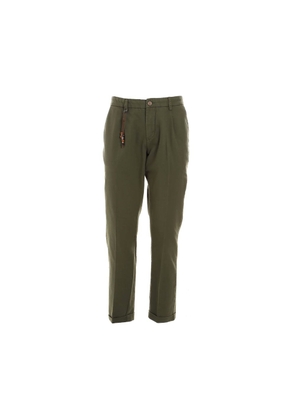 Yes Zee Green Cotton Jeans & Pant - W30