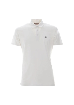 Yes Zee White Cotton Polo Shirt - XL