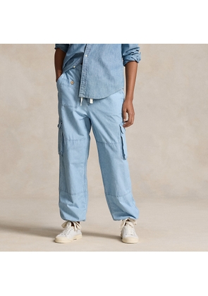 Chambray Cargo Trouser