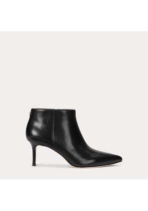Lizie Burnished Leather Bootie