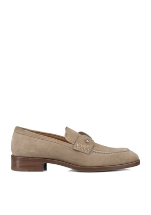 Christian Louboutin Chambelimoc Suede Loafers