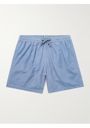 Altea - Straight-Leg Mid-Length Swim Shorts - Men - Blue - S