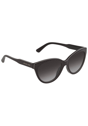 Michael Kors Dark Gray Gradient Cat Eye Ladies Sunglasses MK2158 35658G 55