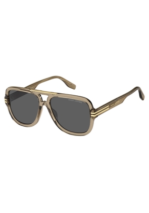 Marc Jacobs Grey Navigator Mens Sunglasses MARC 637/S 0HAM/IR 58