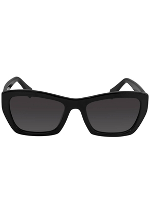 Salvatore Ferragamo Grey Rectangular Ladies Sunglasses SF958S 001 55