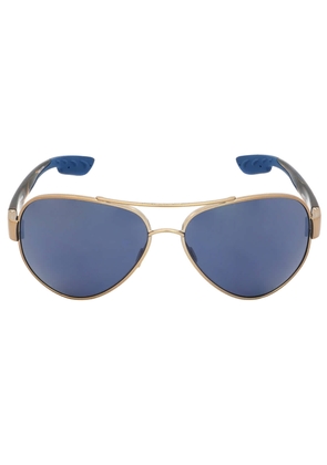 Costa Del Mar SOUTH POINT Grey Polarized Polycarbonate Pilot Unisex Sunglasses 6S4010 401038 59