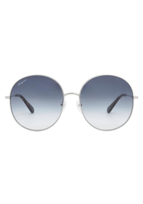 Salvatore Ferragamo Blue Round Ladies Sunglasses SF299S 041 60