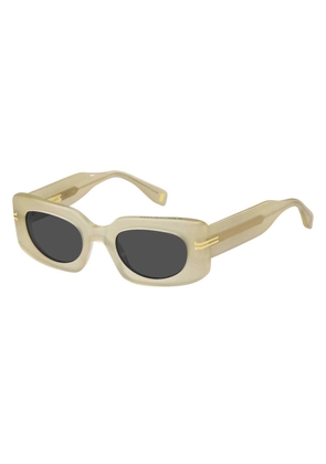 Marc Jacobs Grey Rectangular Ladies Sunglasses MJ 1075/S 040G/IR 50