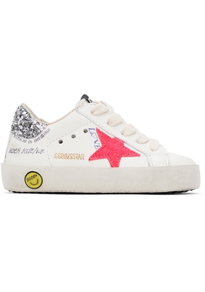 Golden Goose Baby White Super-Star Sneakers
