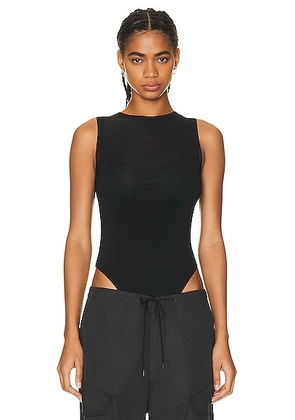 Citizens of Humanity Kenzie Mesh Bodysuit in Black - Black. Size XS (also in ).