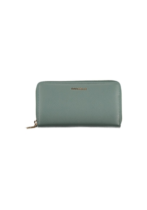 Coccinelle Chic Green Leather Wallet with Ample Storage