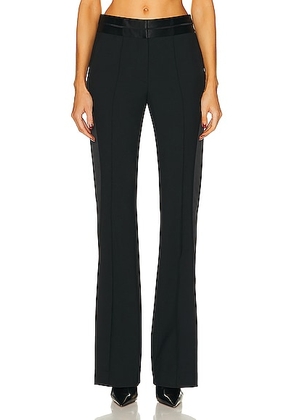 Helmut Lang Wool Bootcut Trouser in Black - Black. Size 8 (also in 6).
