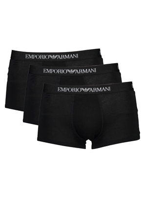 Emporio Armani Black Cotton Underwear - S