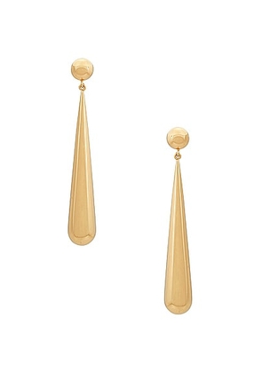 Lie Studio The Louise Earring in 18k Gold Plated - Metallic Gold. Size all.
