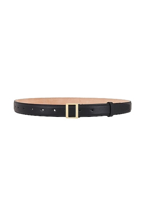 Acne Studios Leather Belt in Black & Gold - Black. Size M (also in L).