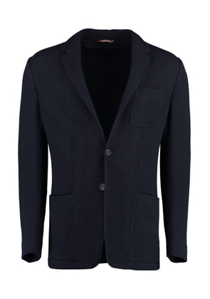 Canali Single-Breasted Wool Jacket