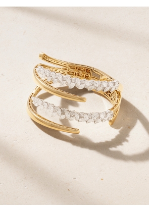 YEPREM - 18-karat Yellow And White Gold Diamond Bracelet - One size