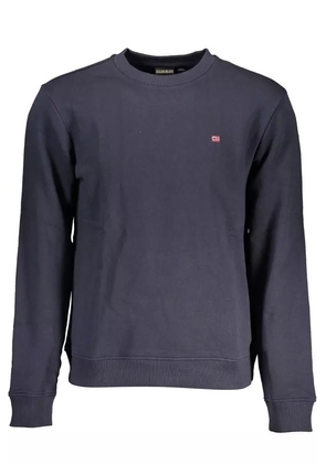 Napapijri  Blue Cotton Sweater - XL