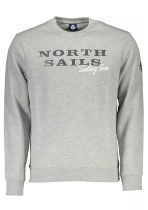 North Sails Gray Cotton Sweater - S