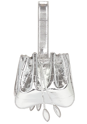 ALAÏA Rose Marie Bag in Argent - Metallic Silver. Size all.