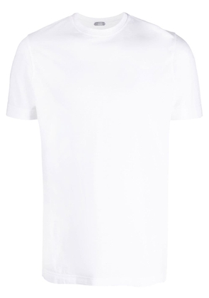 Zanone plain cotton T-shirt - White