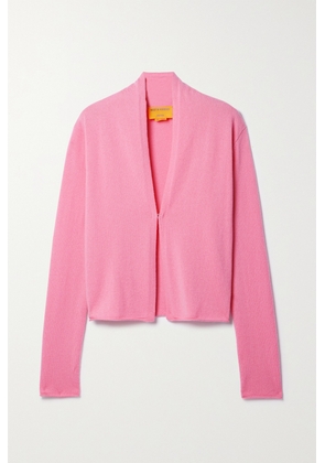Guest In Residence - Stealth Cashmere Cardigan - Pink - x small,small,medium,large,x large