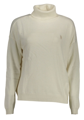U.S. Polo Assn. White Wool Sweater - M