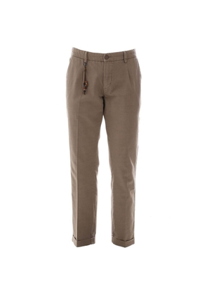 Yes Zee Brown Cotton Jeans & Pant - W28