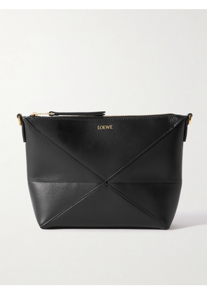 Loewe - Puzzle Fold Leather Clutch - Black - One size