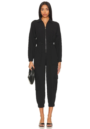 ALLSAINTS Frieda Jumpsuit in Black. Size 12, 8.