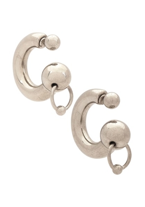 Jean Paul Gaultier Large Earrings in Silver - Metallic Silver. Size all.