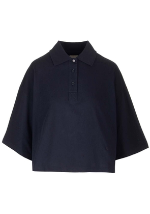 Bottega Veneta Collared Short-Sleeve Cropped Polo Shirt
