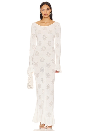 Asta Resort Rafaella Dress in White. Size L, XL, XS.