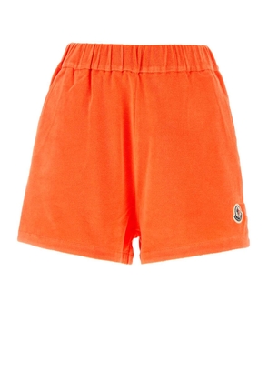 Moncler Orange Chenille Shorts