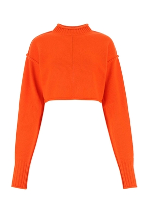 Sportmax Orange Wool Blend Maiorca Sweater