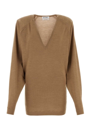 The Attico Camel Wool Bequiri Sweater
