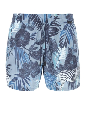 Etro Printed Polyester Bermuda Shorts