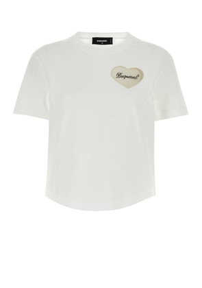Dsquared2 White Jersey T-Shirt