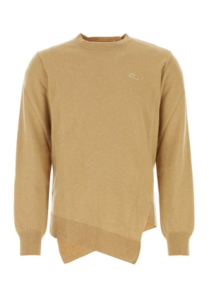 Comme Des Garçons Shirt Camel Wool Comme Des Garã§ons Shirt X Lacoste Sweater