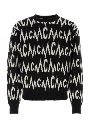 Mcm Embroidered Cashmere Blend Sweater